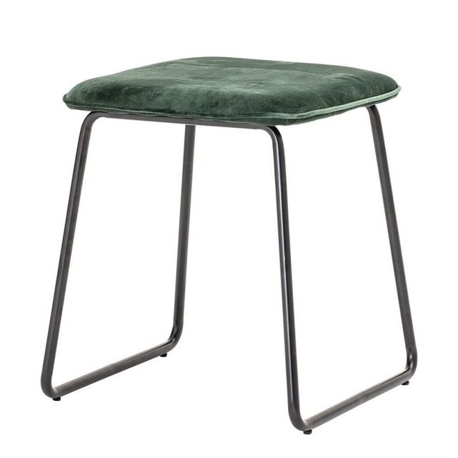 tabouret métal velours fly vert bloomingville | la redoute