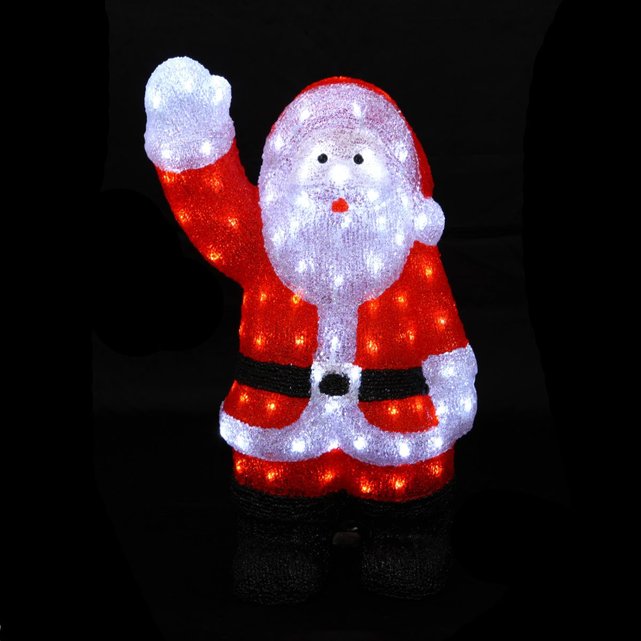 Pere Noel Saluant Lumineux A Led Douceur D Interieur La Redoute