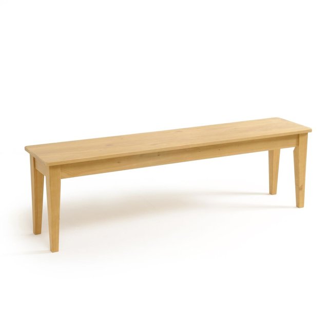 Banc 3 Personnes Pin Massif Alvina Naturel La Redoute Interieurs La Redoute