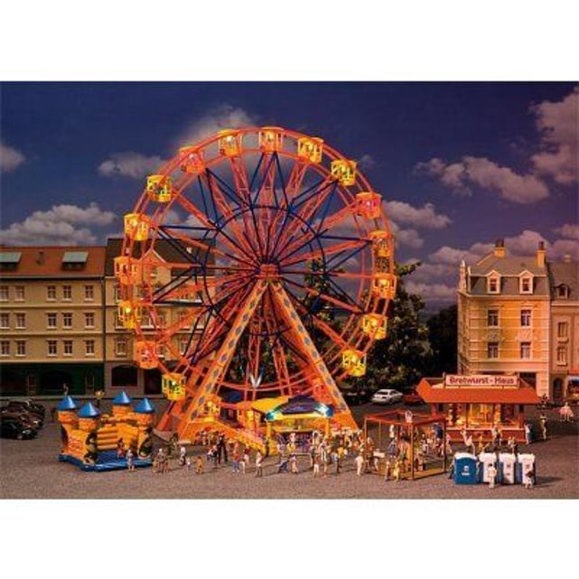 FALLER 140481 Kit Kermesse II Chariot - Accessoire Modélisme Ferroviaire Pour Réseaux Miniatures