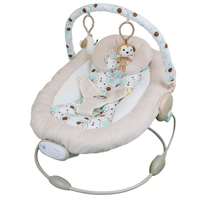 Transat Bebe Vibrant Et Musical Barre A Jouets Et Dossier Inclinable Bulle De Reve Beige Monsieur Bebe La Redoute