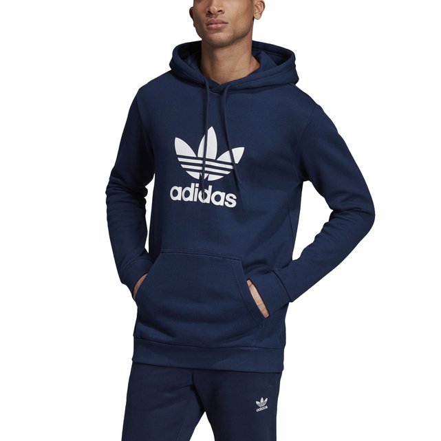 Sid fleece hoodie , navy blue, Adidas 