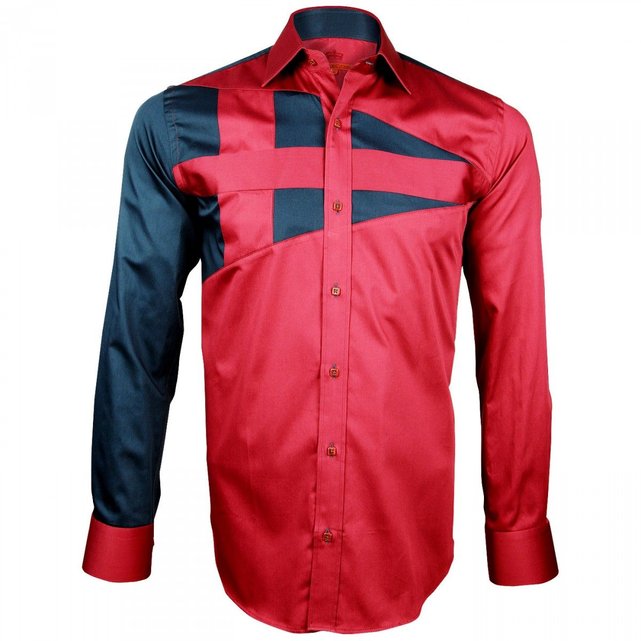 chemise bicolore