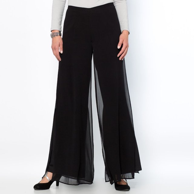 Pantalon large noir Anne Weyburn | La Redoute