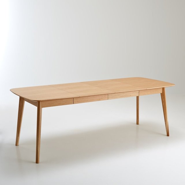 Table A Manger Evolutive 4 A 10 Couverts Biface Naturel La Redoute Interieurs La Redoute