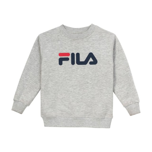 Sweat col rond en molleton 5-12 ans gris Fila | La Redoute