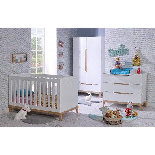 Chambre Bebe Essentielle Siki Blanc Bois Alfred Et Compagnie La Redoute