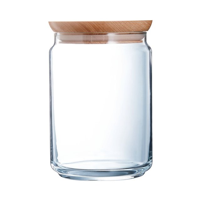 Pot de conservation en verre pure jar wood - luminarc Couleur transparent  Luminarc