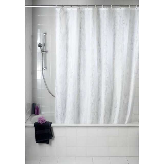Rideau de douche imprimé, jalapao La Redoute Interieurs blanc/noir