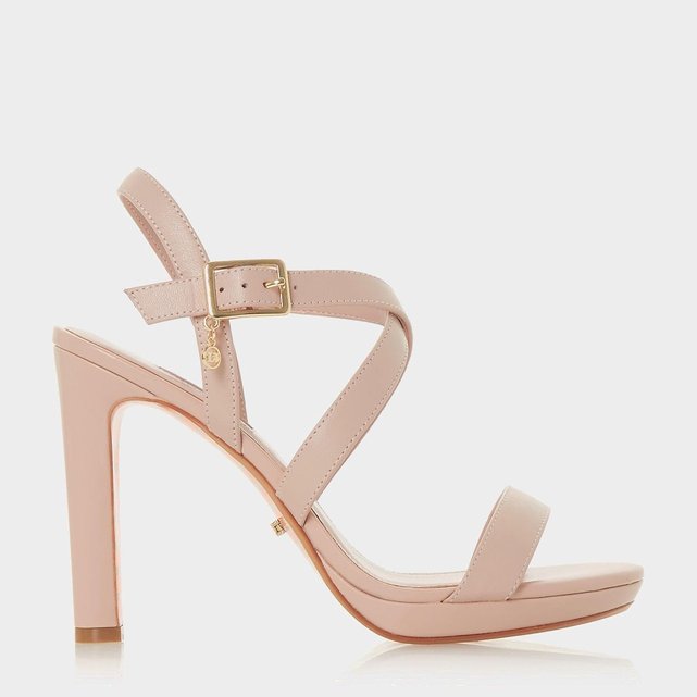 À Et Croisées Misstee Talons Sandales Carrés Brides QsCdxBthr