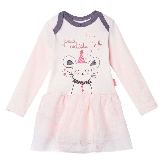 Body manches longues bébé fille circus time rose Petit ...