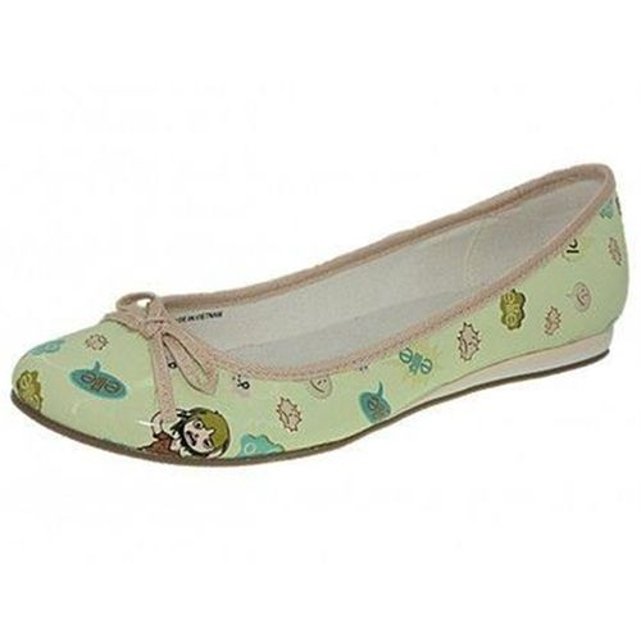 Ballerines / babies cuir + synthetique vert Elite La Redoute Ballerines / babies cuir + synthetique vert Elite La Redoute