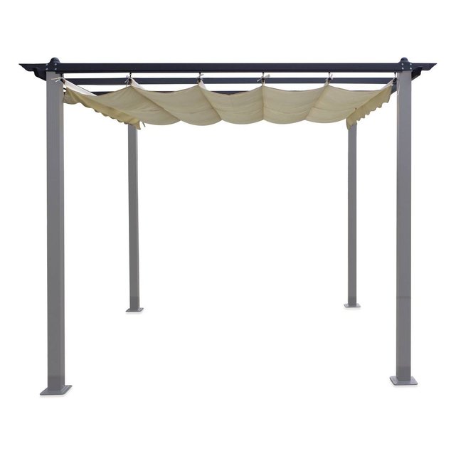 Toile pour pergola "monica" - 3 x 3 m - beige Habitat Et ...