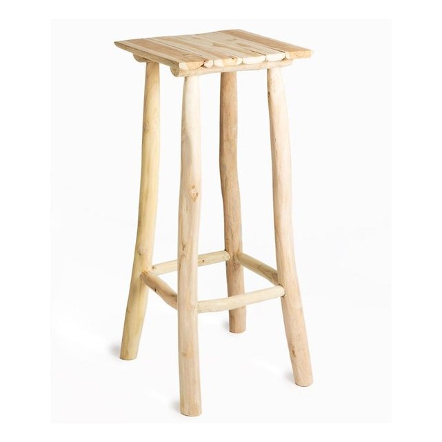 Selette Table D Appoint En Teck Naturel Hauteur 90cm Bois