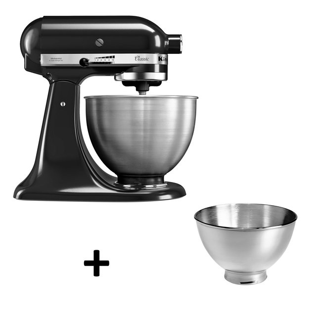 Robot classic 5k45sseob + bol 5kb3ss 3l noir Kitchenaid ...