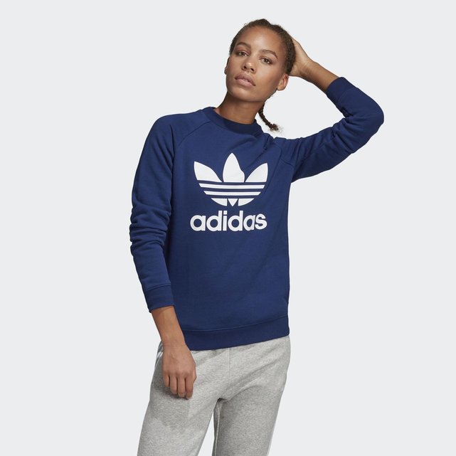 sweat sport femme manches longues trefoil adidas originals