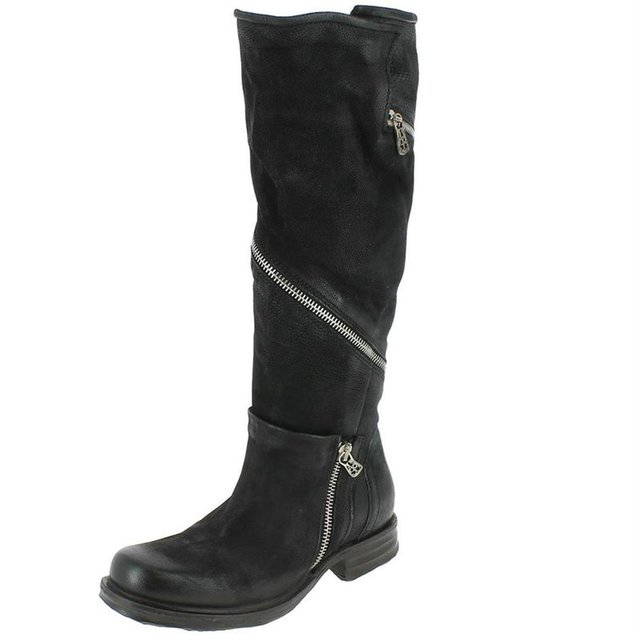 Bottes cuir noir Airstep As98 La Redoute Bottes cuir noir Airstep As98 La Redoute