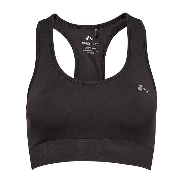 Sujetador top deportivo negro Only Play | La Redoute