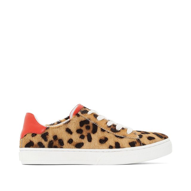 basket blanche leopard
