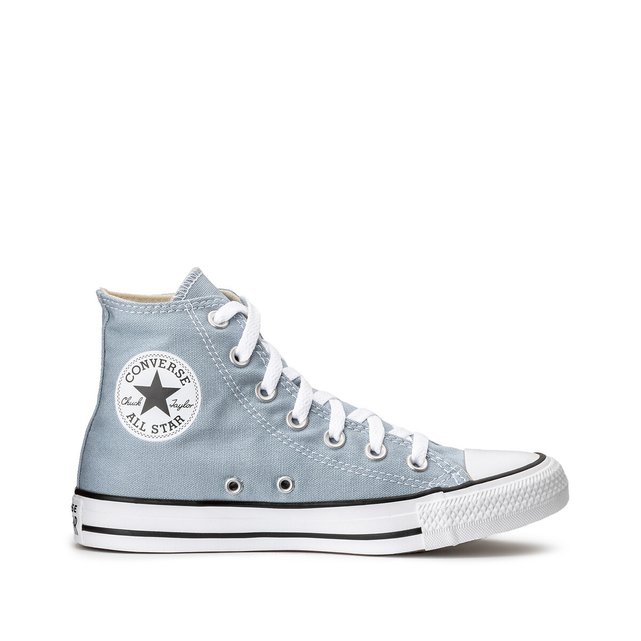 Chuck taylor all star seasonal colour high top trainers , grey blue ...