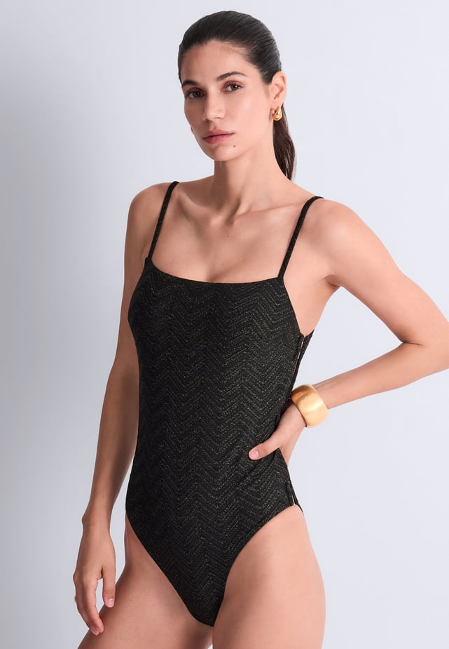 Maillot De Bain Une Pièce Aubade Noir - Taille M, Neuf Sans étiquettes, Modèle élégant