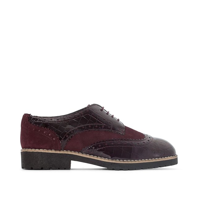 Derbies cuir faune noir Dune London La Redoute Derbies cuir faune noir Dune London La Redoute