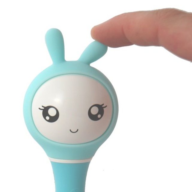 Hochet interactif smart bunny bleu Alilo | La Redoute