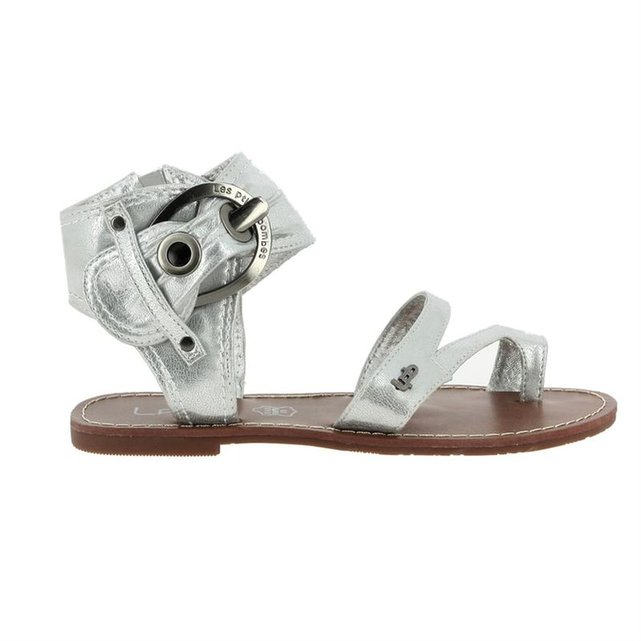 Sandales / nu-pieds synthetique argent Lpb Shoes La Redoute Sandales / nu-pieds synthetique argent Lpb Shoes La Redoute