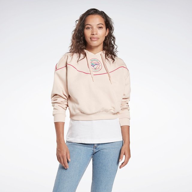 pull reebok femme beige