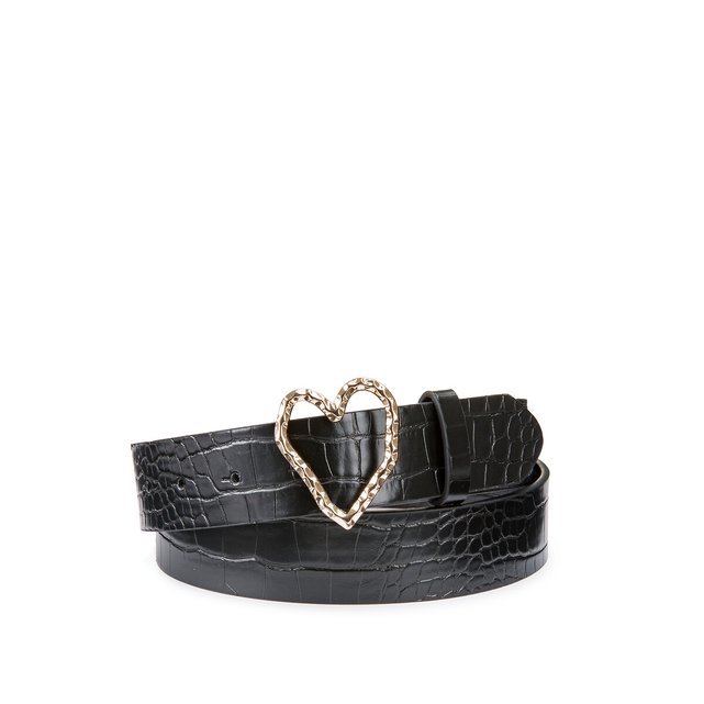 Next HEART BUCKLE BELT - Belt - black - Zalando.de