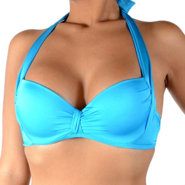 Haut de maillot de bain wabaso turquoise bleu Valege | La ...