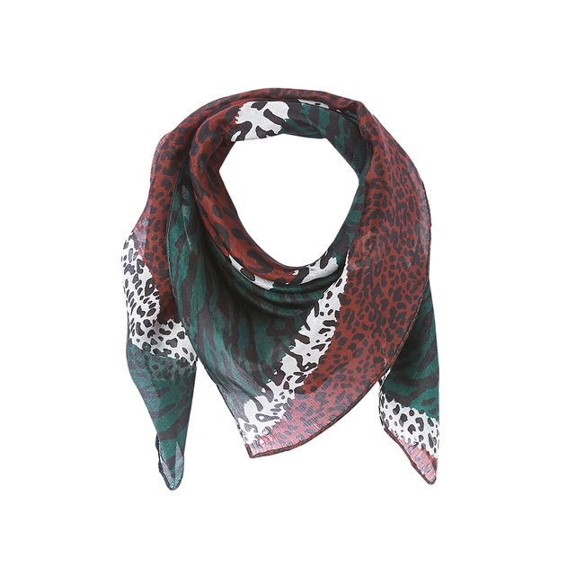 Fular de seda con estampado de leopardo  LA REDOUTE COLLECTIONS image 0