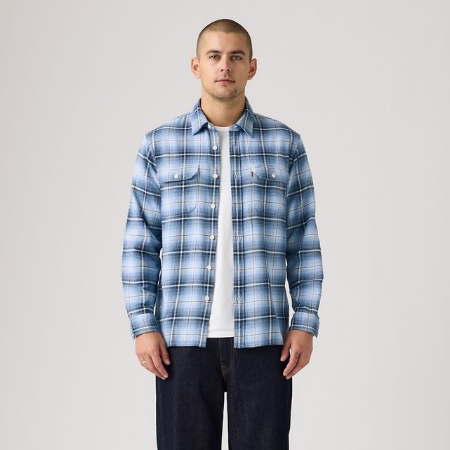 Chemise À Manches Longues Homme En Coton Bleu LEVIS