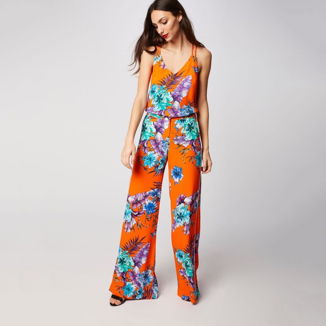 Top com estampado tropical  MORGAN image 0