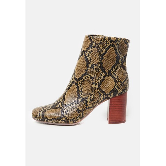 bottines python camaieu