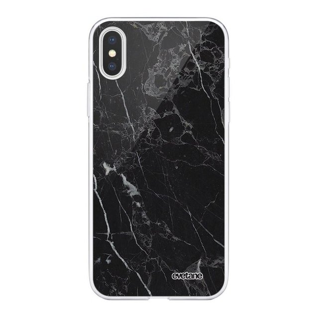 coque iphone xs max silicone marbre