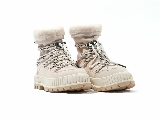 Pallashock hiver ankle boots in suede with faux fur lining Palladium La Redoute