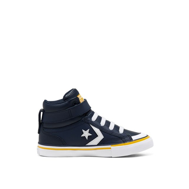 converse cuir bleu