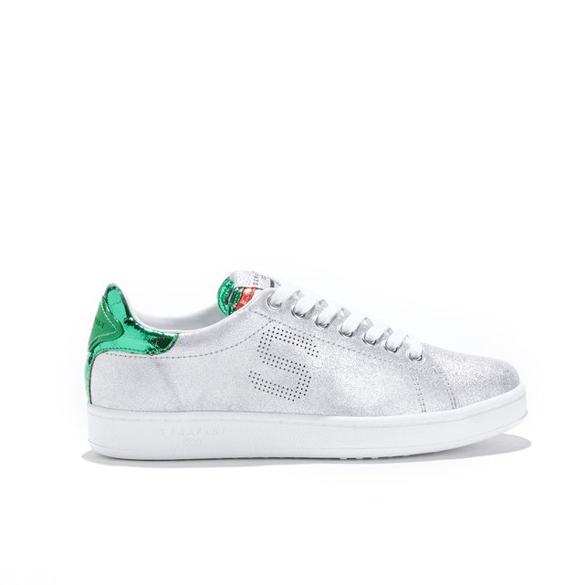 Baskets j. connors - silver & green argent Serafini La Redoute Baskets j. connors - silver & green argent Serafini La Redoute