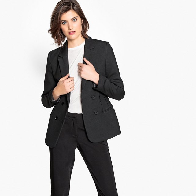 Tailored blazer , black, La Redoute Collections | La Redoute