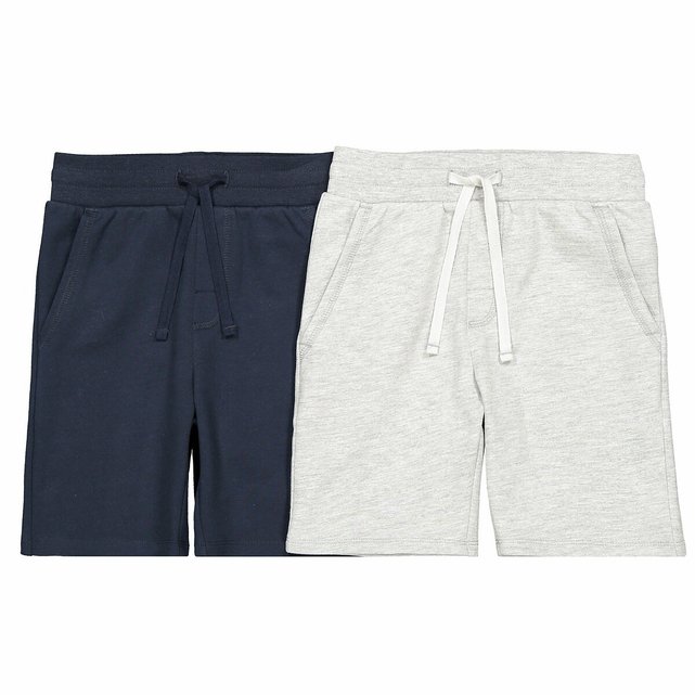 Pack Of 2 Bermuda Shorts In Organic Cotton 3 12 Years La Redoute Collections La Redoute