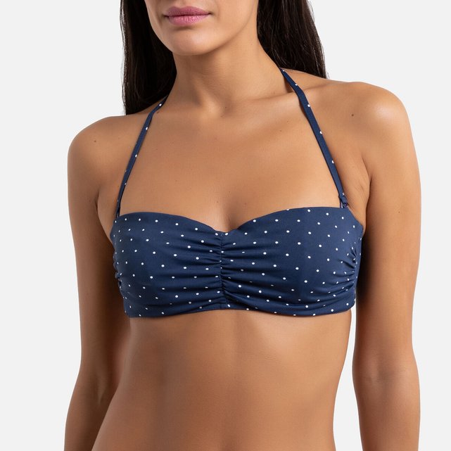 bandeau strap bikini top