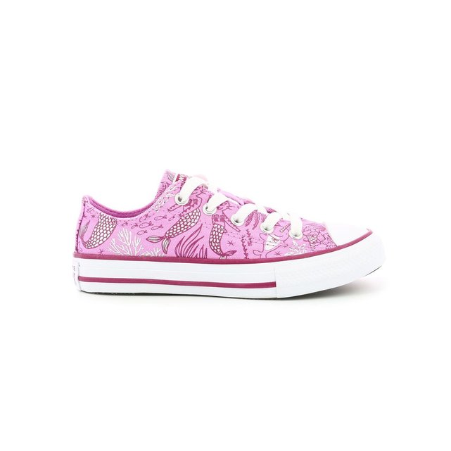 converse enfant violet