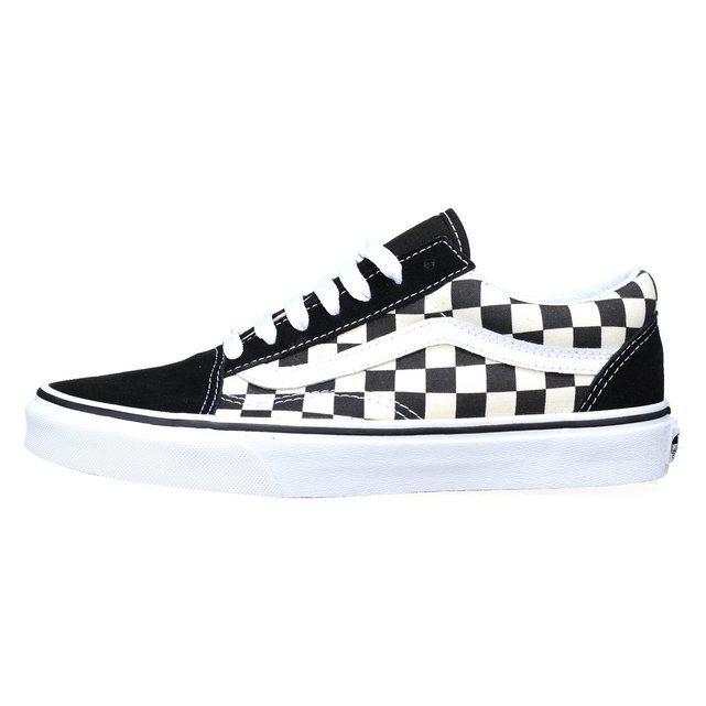 vans damier blanche