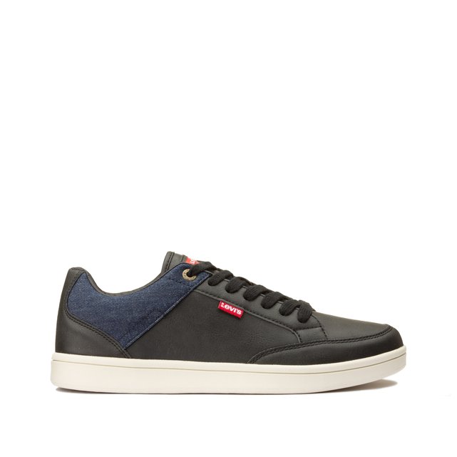 levis black trainers