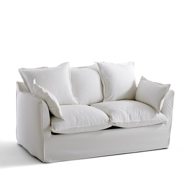 Canapé convertible en coton/lin, bultex, odna La Redoute ...