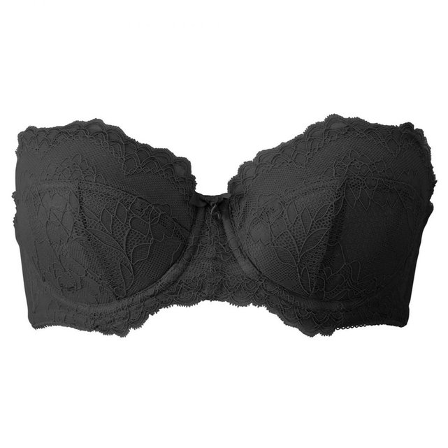 Soutien-gorge bandeau bretelles amovibles noir Gossard ...