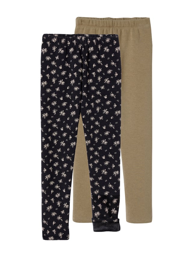 VERTBAUDET Legging Bébé Doublé Maille Polaire - Chaud Et Doux Pour Petits Frileux