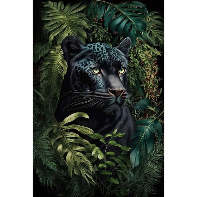 Tableau Sur Toile Casandra Forêt Noire - Art Gothique Moderne Par Shadow Wood Art, Neuf