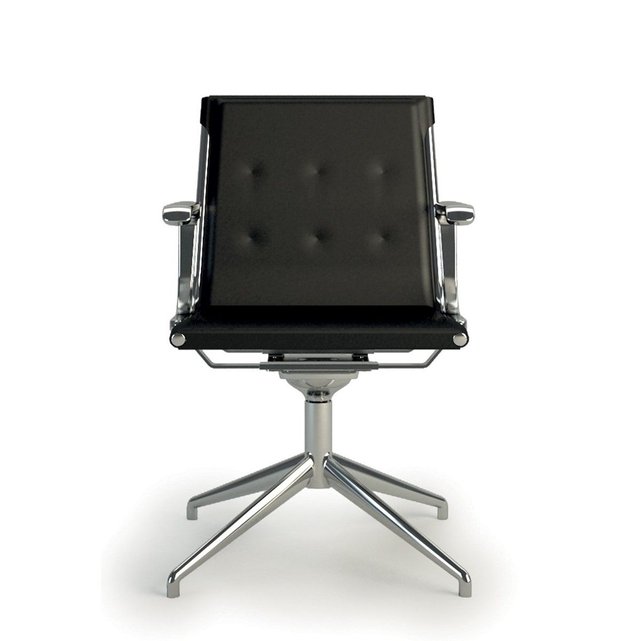 Fauteuil Bureau Dossier Bas Couture Noir Seanroyale La Redoute